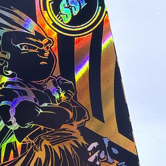 Dragon Ball Doujin Gold Textured Holo Foil UR Drip Card - Gotenks SSP DBZ Card - Picture 2 of 3